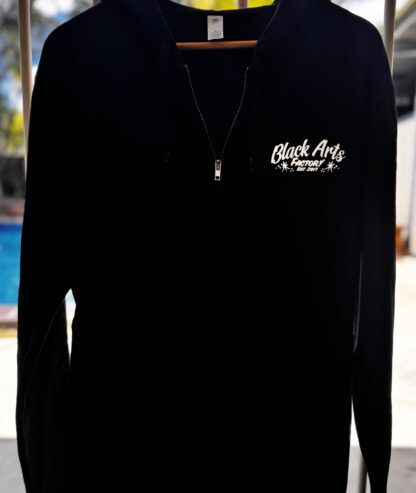 Black Arts zip up hoodie